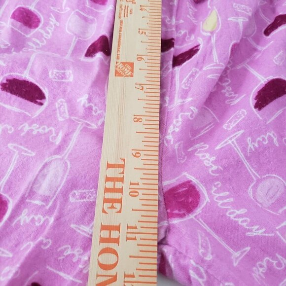 Karen Neuburger Flannel PJ Pants Rose All Day Wine Loungewear Womens Size Large - Picture 10 of 12